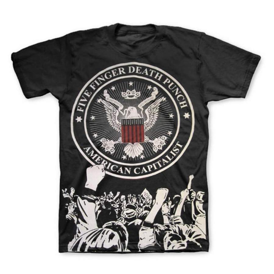 Five Finger Death Punch Revolt American Capitalist T-Shirt