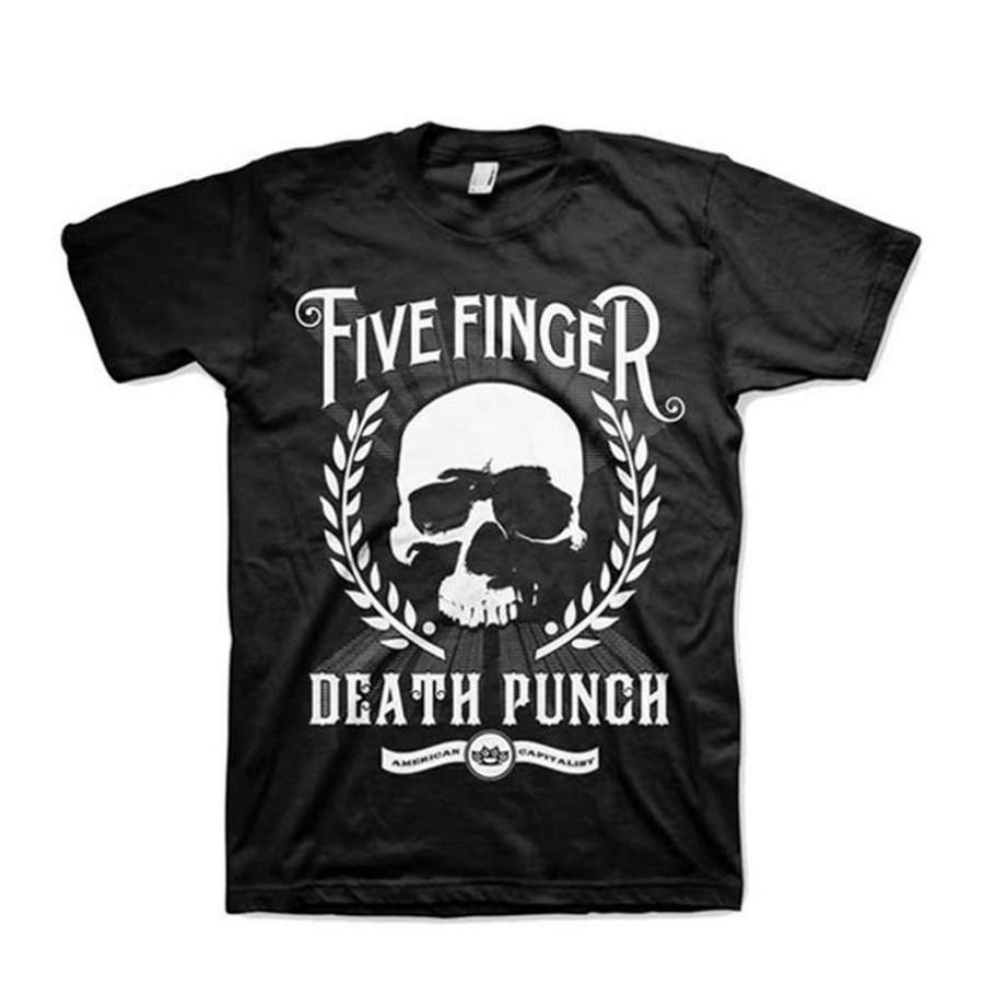 Five Finger Death Punch Skull Zoom T-Shirt