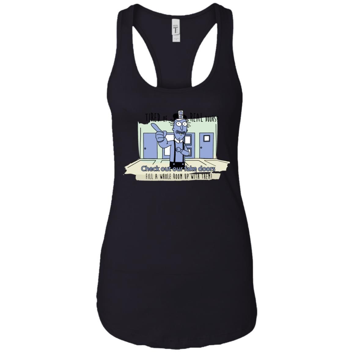 Rick And Morty – Fake Doors Room Women Tank