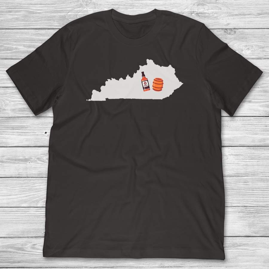 Kentucky Shirt, Kentucky Bourbon Gift, Bourbon Shirt, State of Kentucky Shirt, Kentucky Map Shirt, Kentucky Bourbon T-Shirt