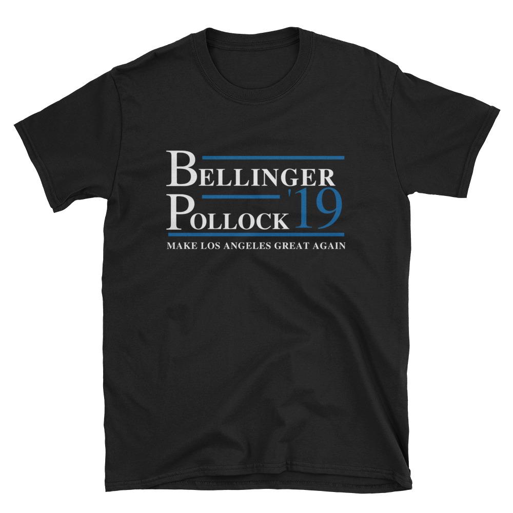 Libertee Shirts Bellinger And Pollock 2019 Make Los Angeles Great Again Unisex Softstyle T-Shirt