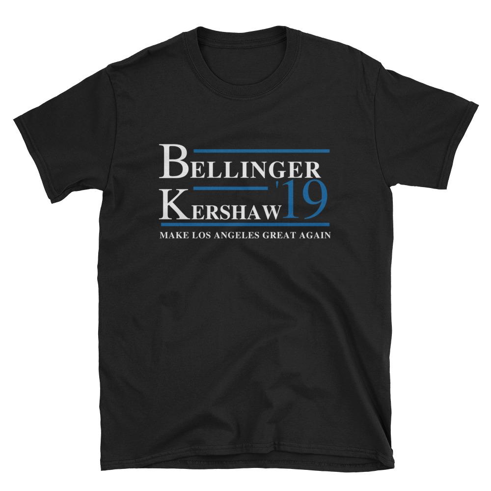 Libertee Shirts Bellinger And Kershaw Make Los Angeles Great Again Unisex Softstyle T-Shirt