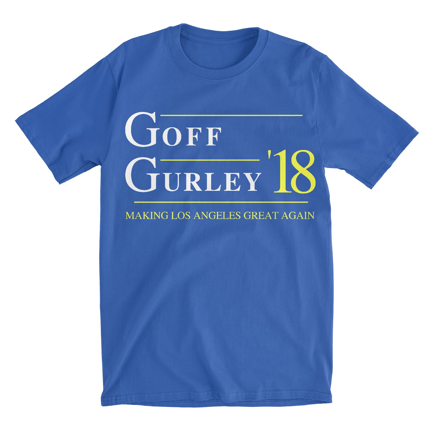 Goff Gurley 2018 Rams Shirt, Making Los Angeles Great Again T-Shirt