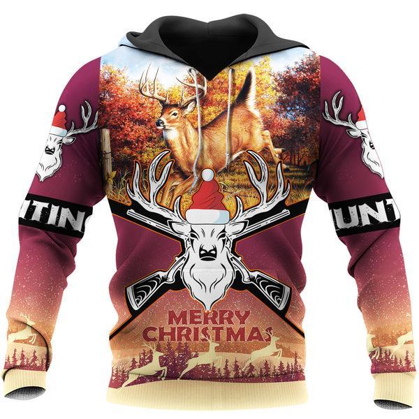 Deer Hot Santa Hunting 3D All Over Print | Unisex | Adult | Ht4759