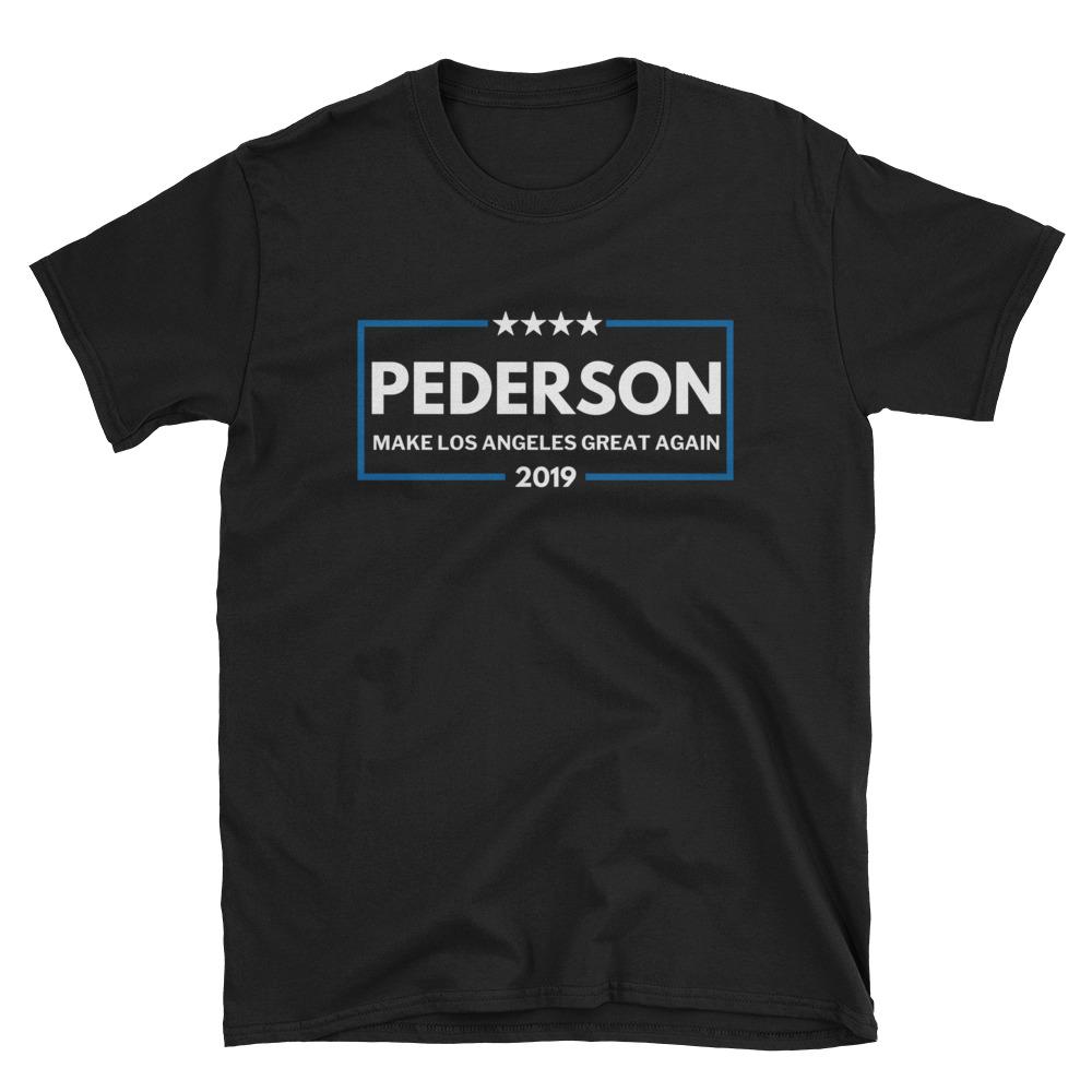 Libertee Shirts Pederson 2019 Make Los Angeles Great Again Unisex Softstyle T-Shirt