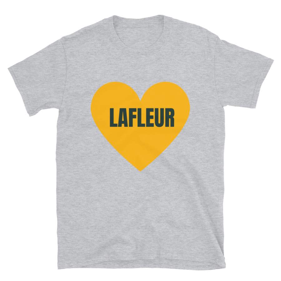 Lafleur Green Bay Football T-Shirt, Funny Unisex Love Lafleur Novelty Gift Shirt