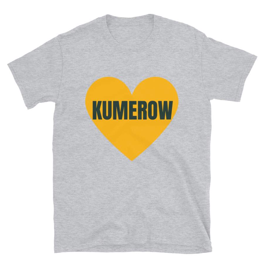 Kumerow Green Bay Football T-Shirt, Funny Unisex Love Kumerow Novelty Gift Shirt