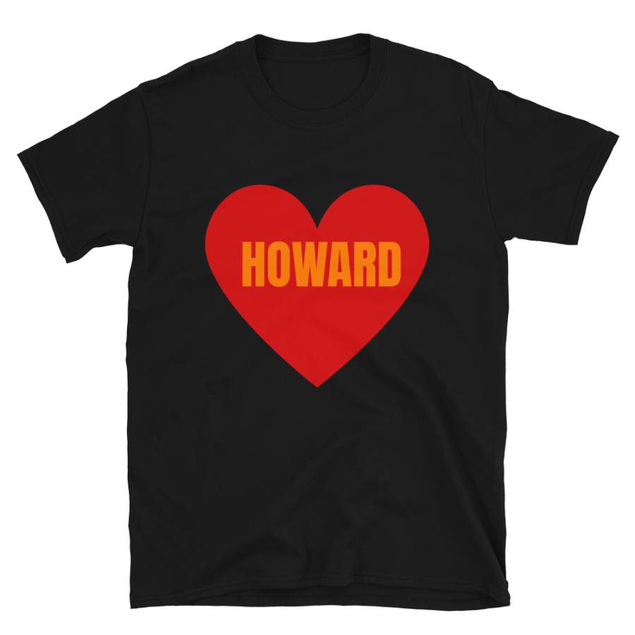 Howard Tampa Bay Football T-Shirt, Funny Unisex Love Howard Novelty Gift Shirt