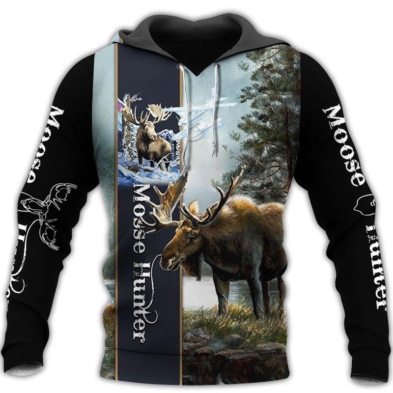 Moose Camo Hunting 3D All Over Print | Unisex | Adult | Ht4339