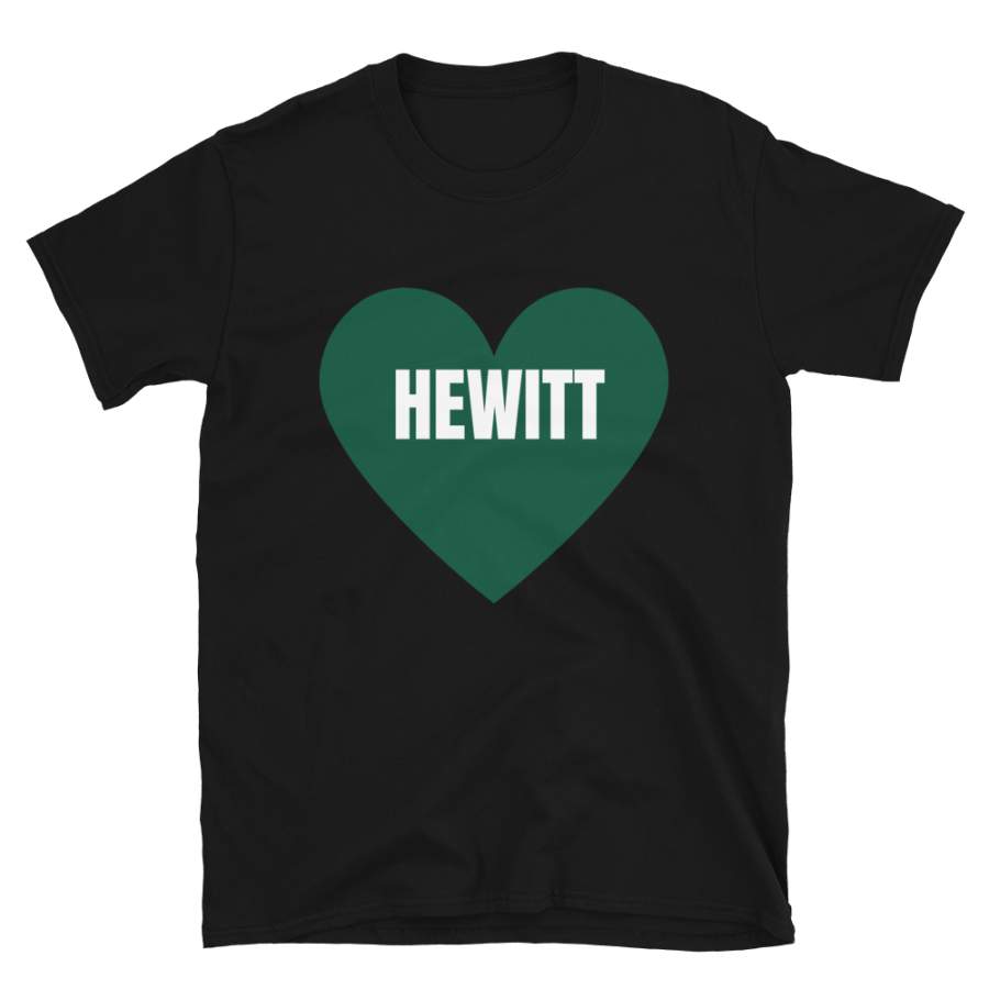 Hewitt New York Football T-Shirt, Funny Unisex Love Hewitt Novelty Gift Shirt