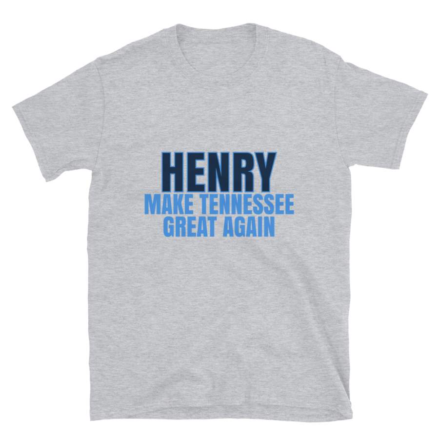 Henry Make Tennessee Great Again Tshirt. Funny Unisex Novelty Henry Shirt