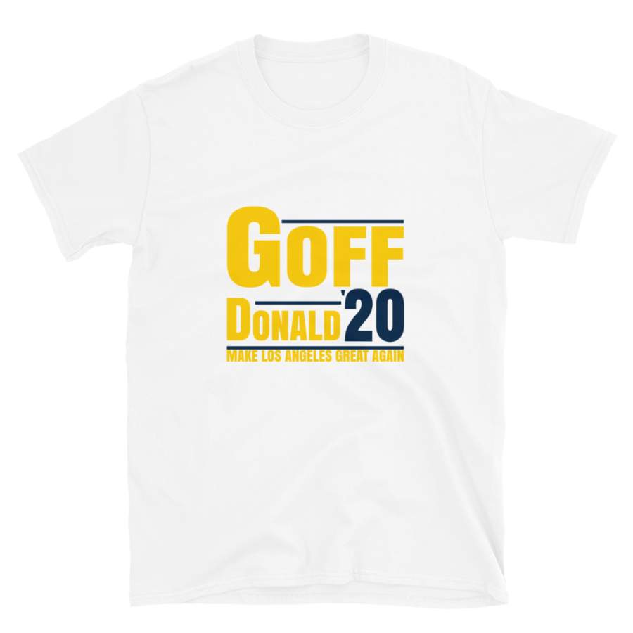 Goff And Donald Make Los Angeles Great Again Novelty Tshirt for Men and Women