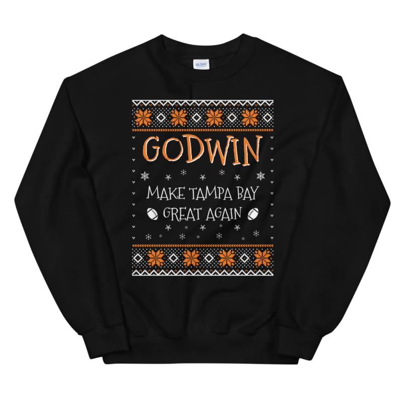 Godwin Make Tampa Bay Great Again Funny Football Christmas Sweater for Men and Women