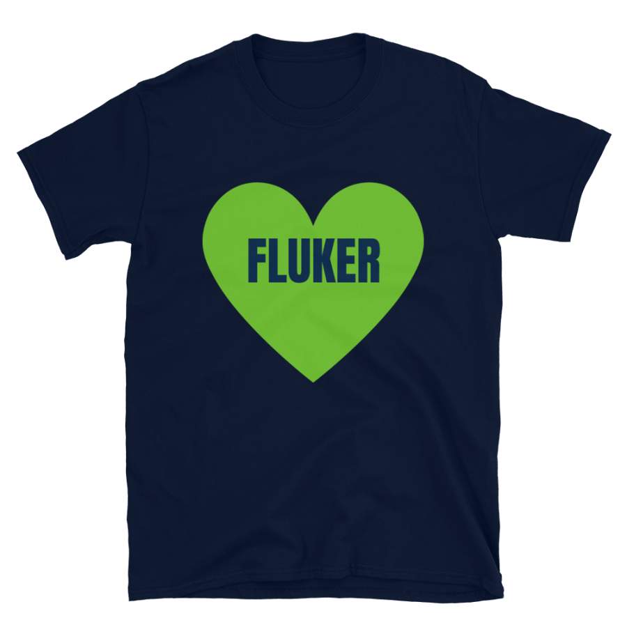 Fluker Seattle Football T-Shirt, Funny Unisex Love Fluker Novelty Gift Shirt