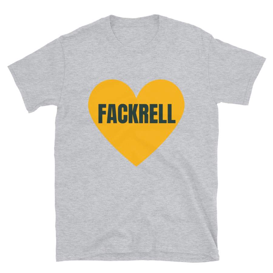 Fackrell Green Bay Football T-Shirt, Funny Unisex Love Fackrell Novelty Gift Shirt