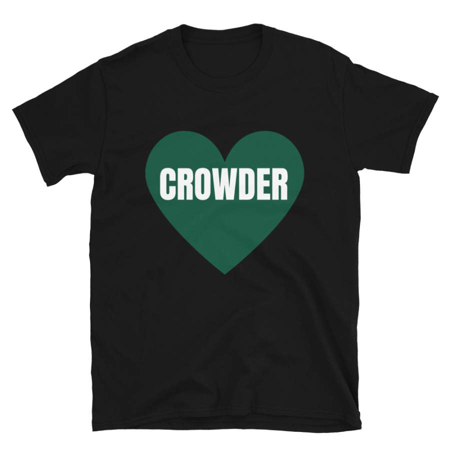 Crowder New York Football T-Shirt, Funny Unisex Love Crowder Novelty Gift Shirt