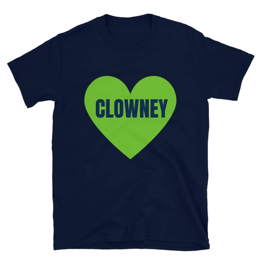 Clowney Seattle Football T-Shirt, Funny Unisex Love Clowney Novelty Gift Shirt