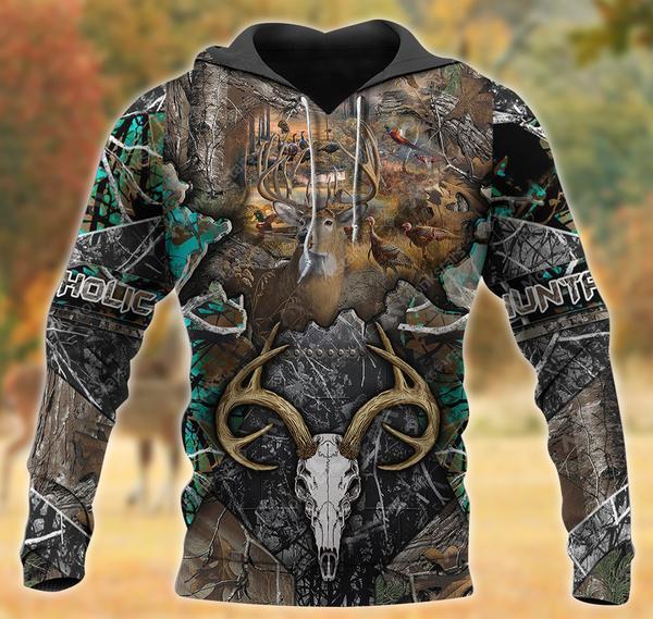 Hunting – Deer Huntaholic 3D All Over Print | Unisex | Adult | Ht4761