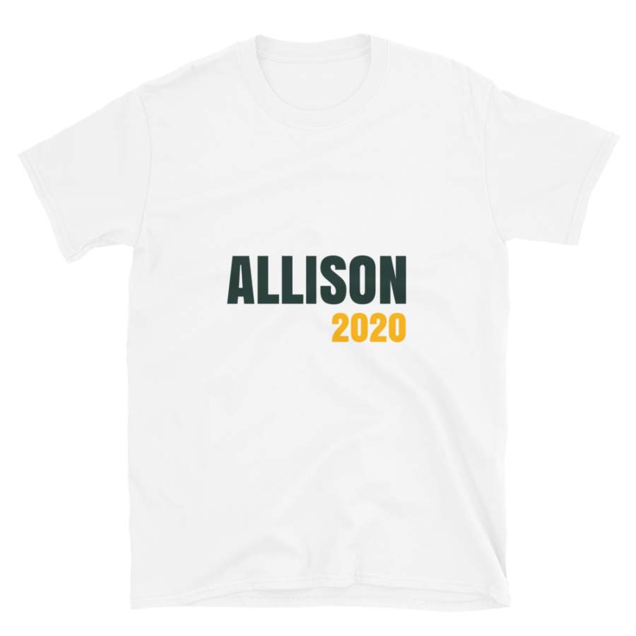 Allison 2020 Green Bay Football T-Shirt, Funny Unisex Election Style Allison Shirt