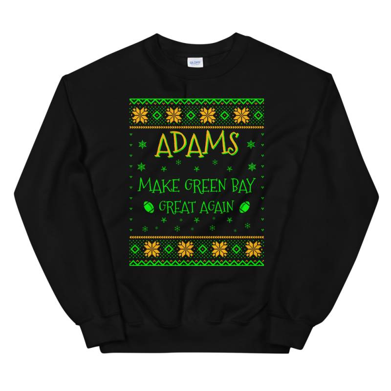 Adams Make Green Bay Great Again Funny Football Christmas Sweater for Men and Women