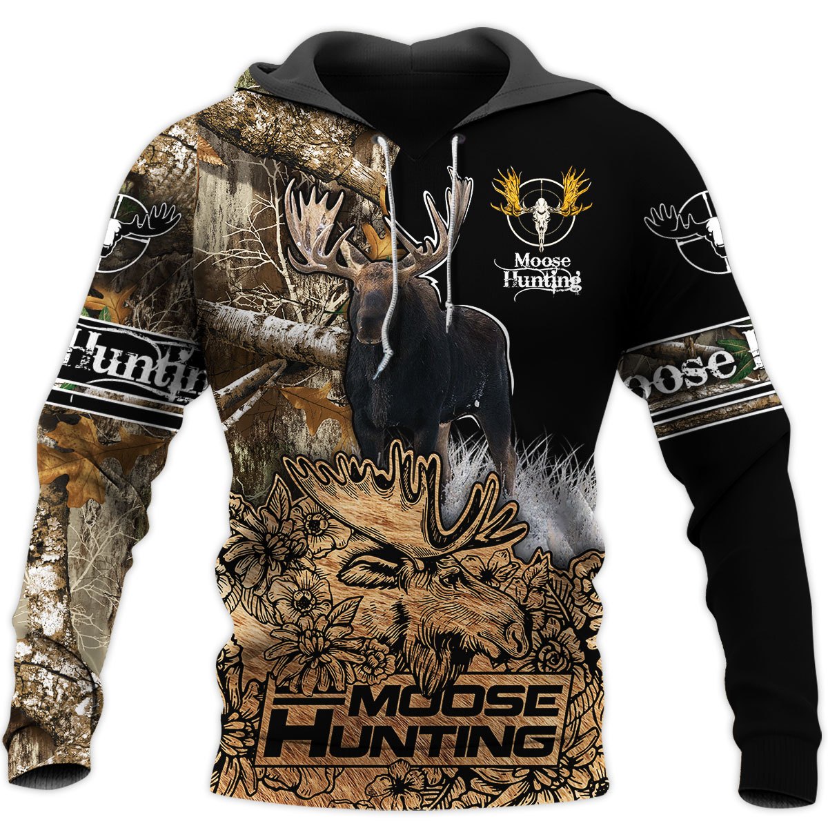 Moose Hunting Camo 3D All Over Print | Unisex | Adult | Ht4353