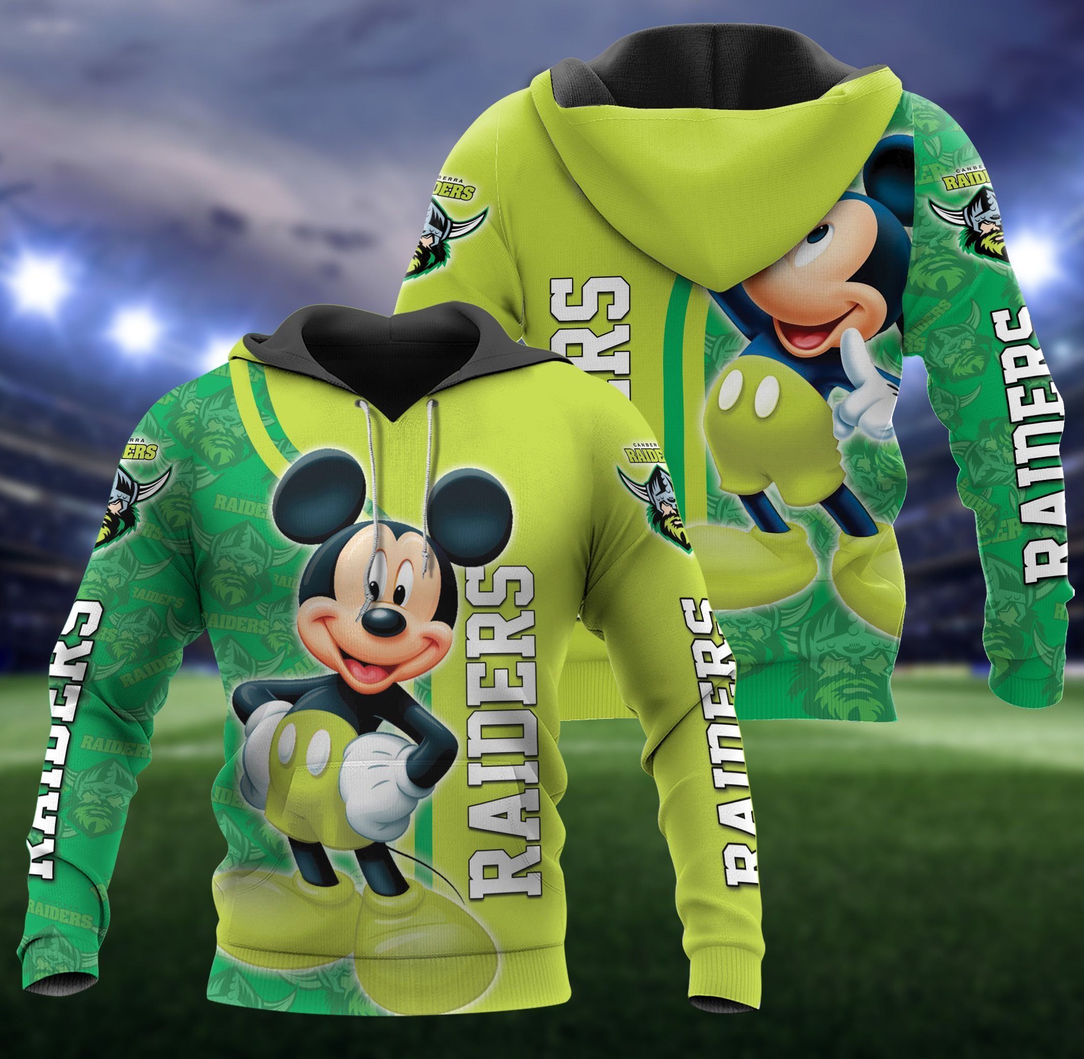 HOODIE MKEY HO27 Canberra Raiders