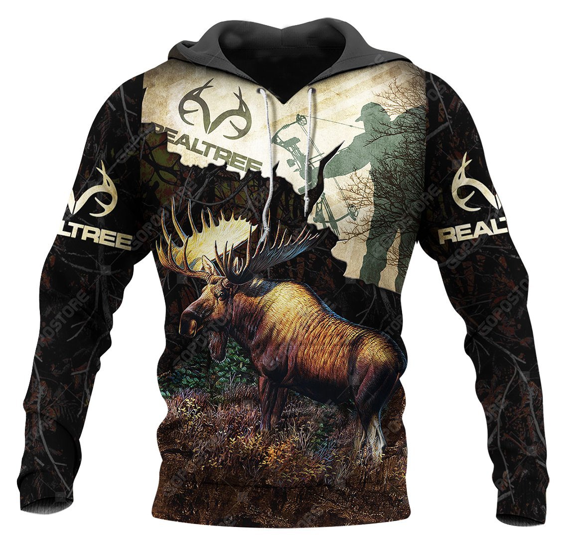 Bow Hunting Moose 3D All Over Print | Unisex | Adult | Ht4772