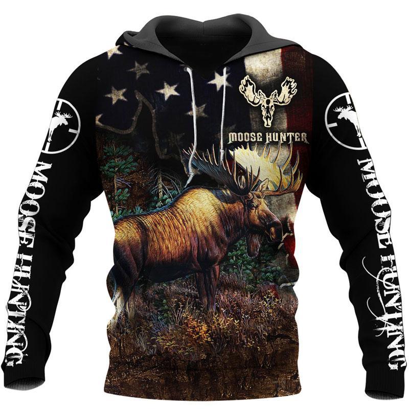 Beautiful Moose Hunting 3D All Over Print | Unisex | Adult | Ht4355