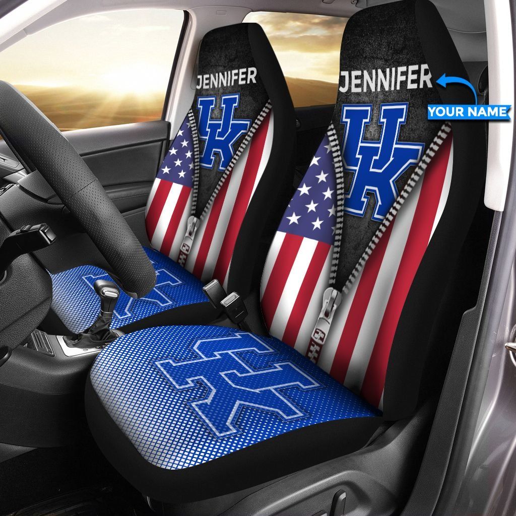 HOCS36 Kentucky Wildcats Car Seat Covers Personalized