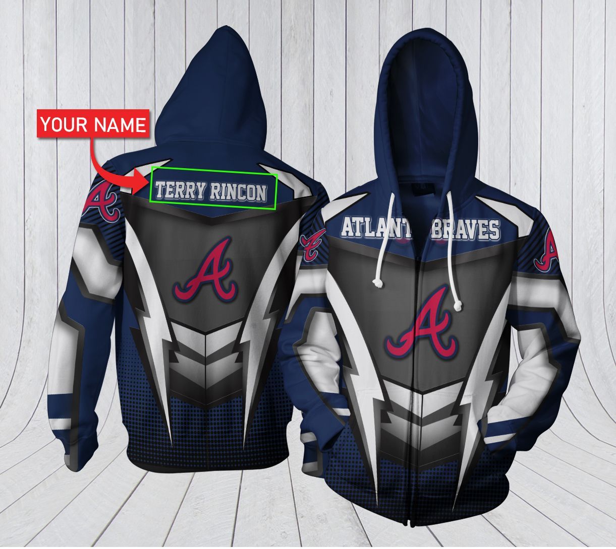 HA3D07CT0114 atlanta braves 3D Clothing Personalized