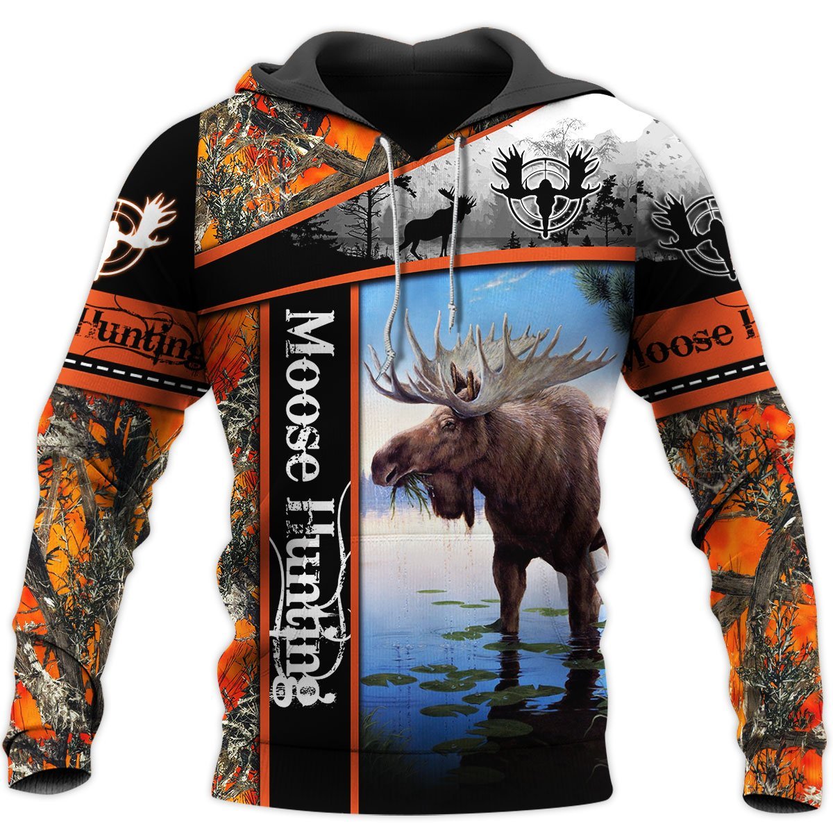 Beautiful Hunting Moose Camo 3D All Over Print | Unisex | Adult | Ht4359