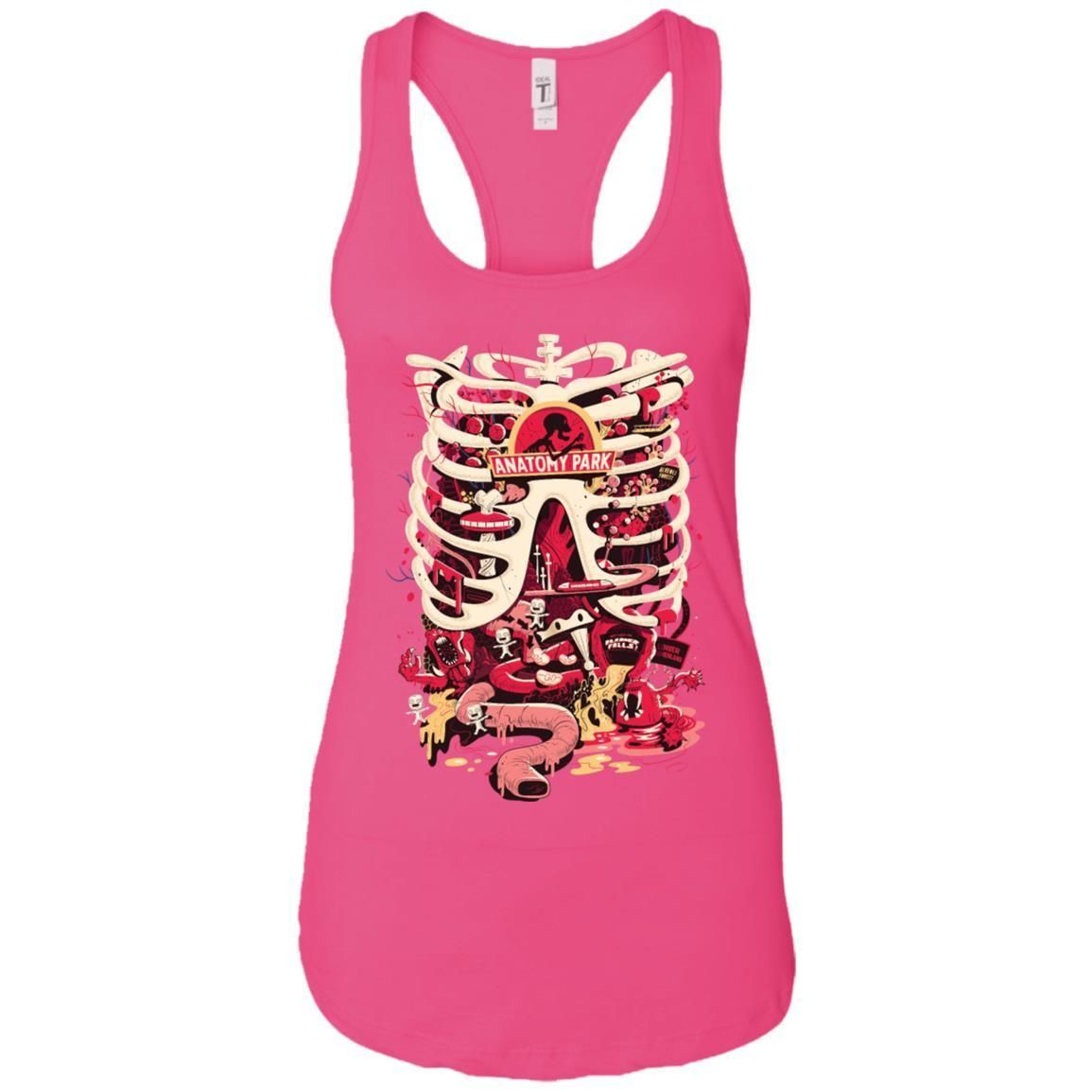 Rick And Morty Anatomy Park Skeleton Women Tank