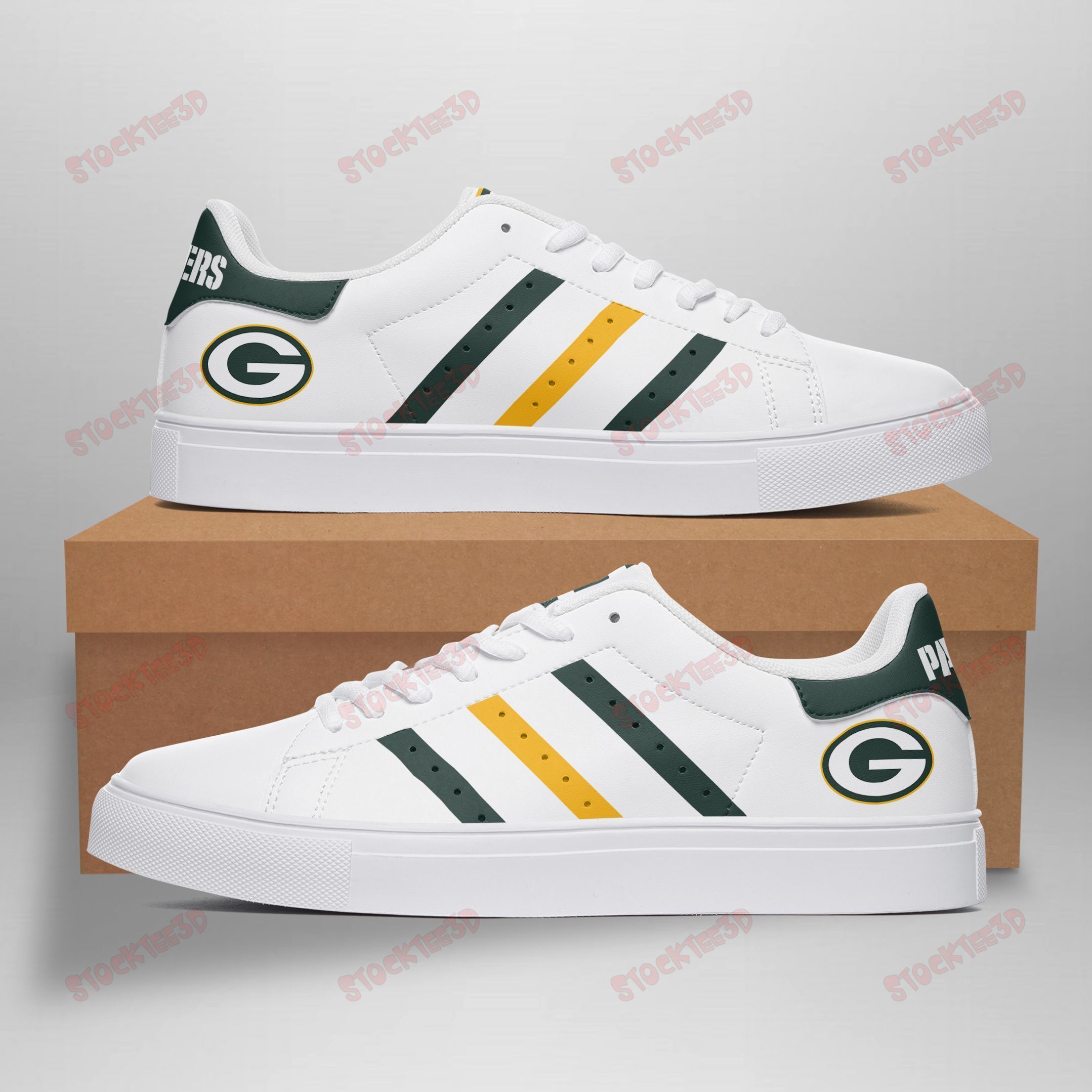 Green Bay Packers Ss Custom Sneakers 023