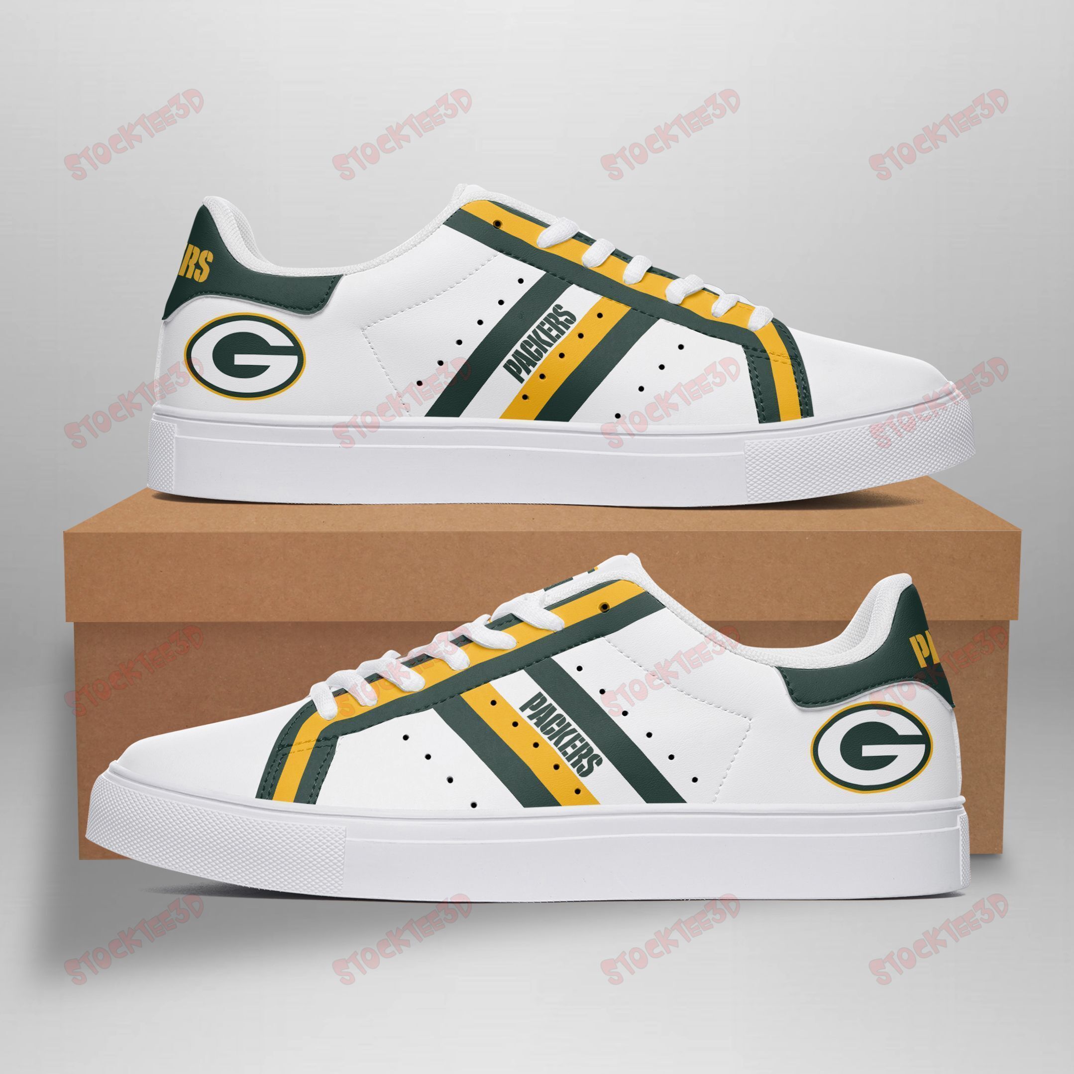 Green Bay Packers Ss Custom Sneakers 076