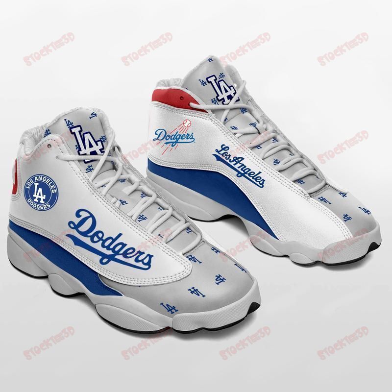 Los Angeles Dodgers Air Jd13 Sneakers 178