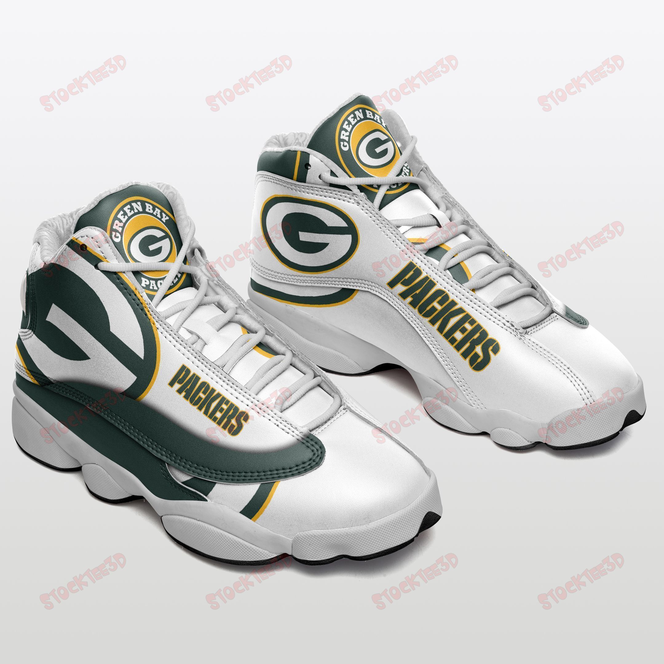 Green Bay Packers Air Jd13 Sneakers 326