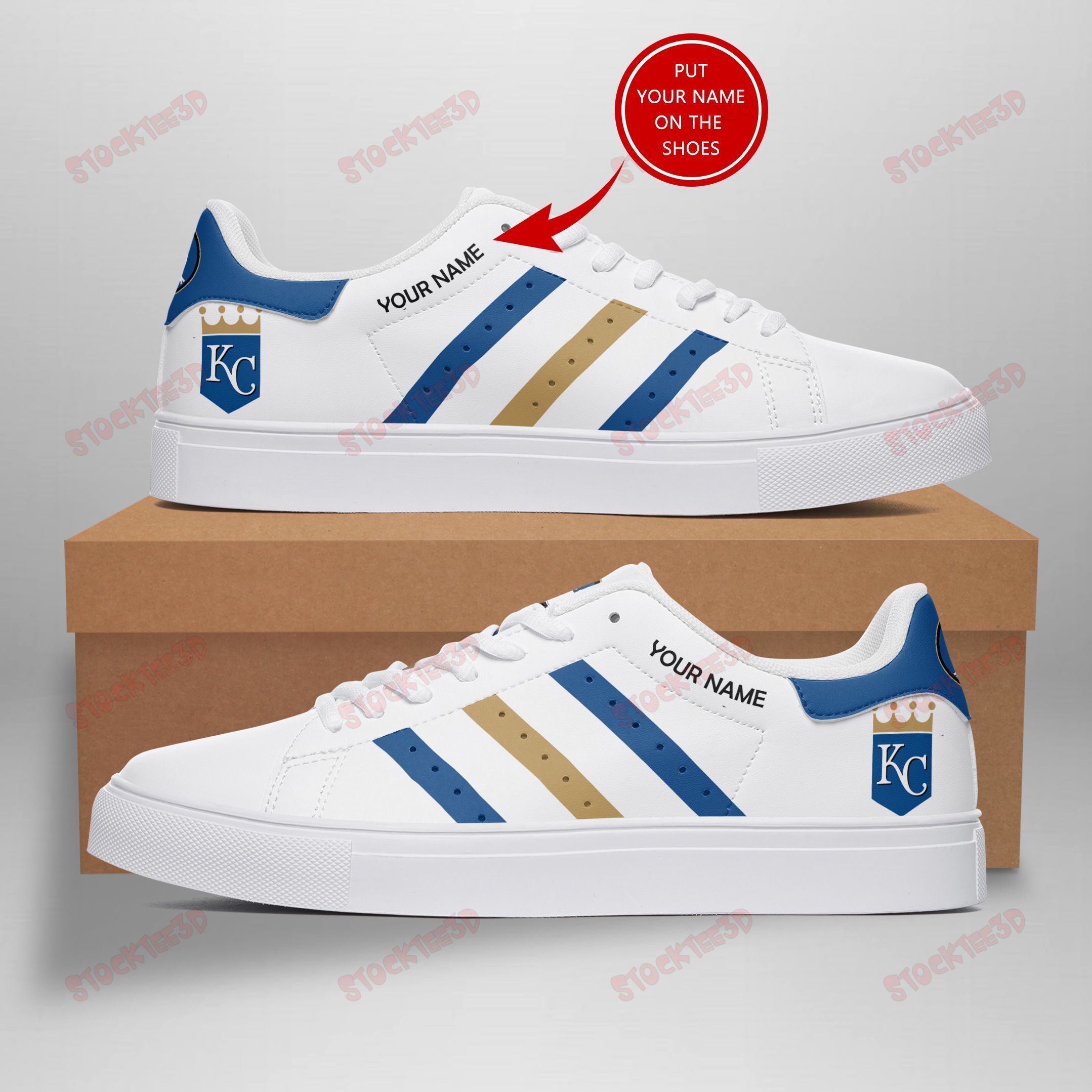 Kansas City Royal Personalized Ss Custom Sneakers 099