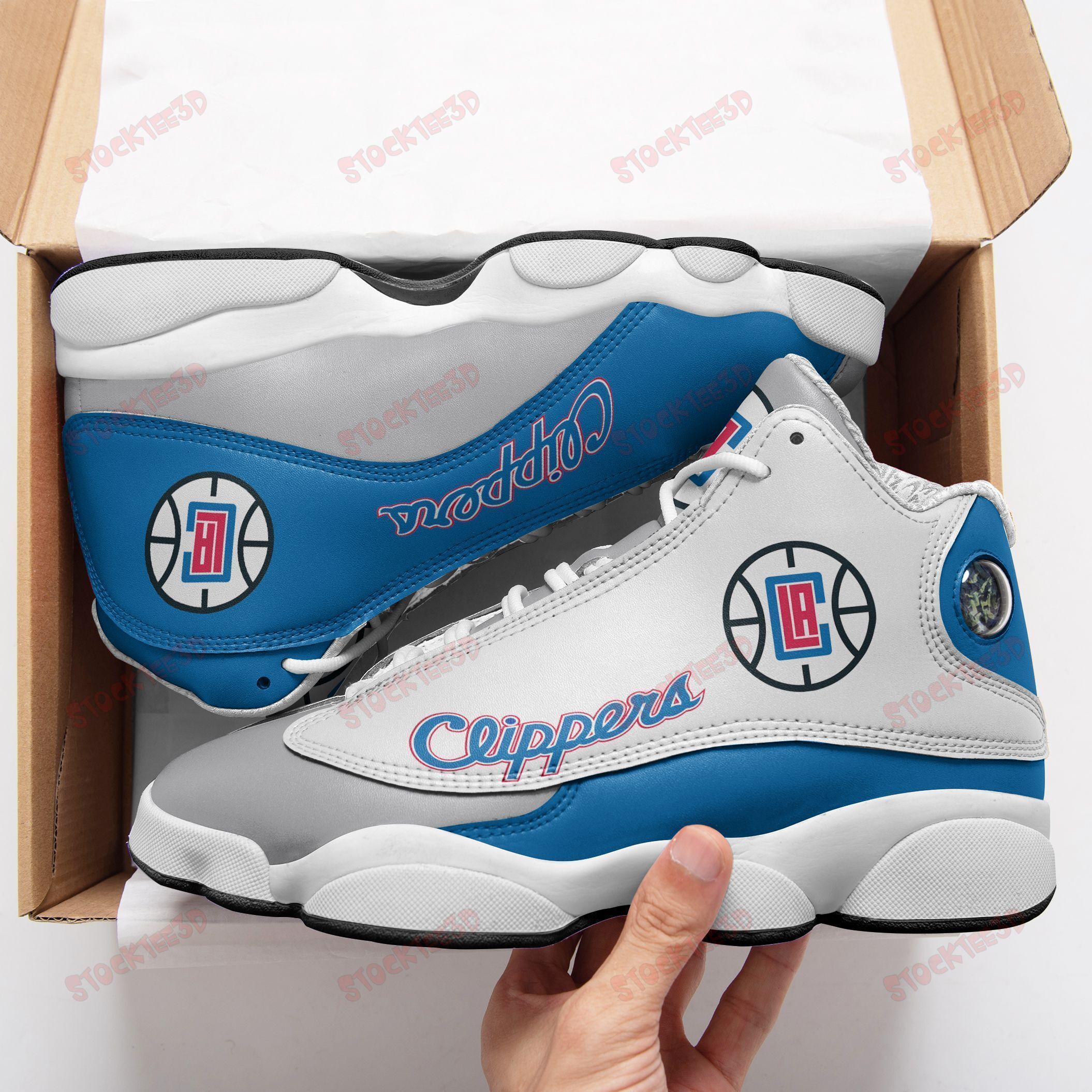 Los Angeles Clippers Air Jd13 Sneakers 074