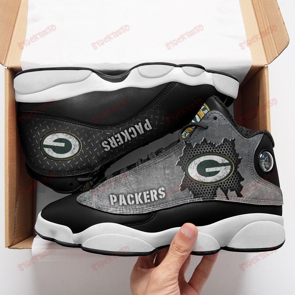 Green Bay Packers Air Jd13 Sneakers 0154