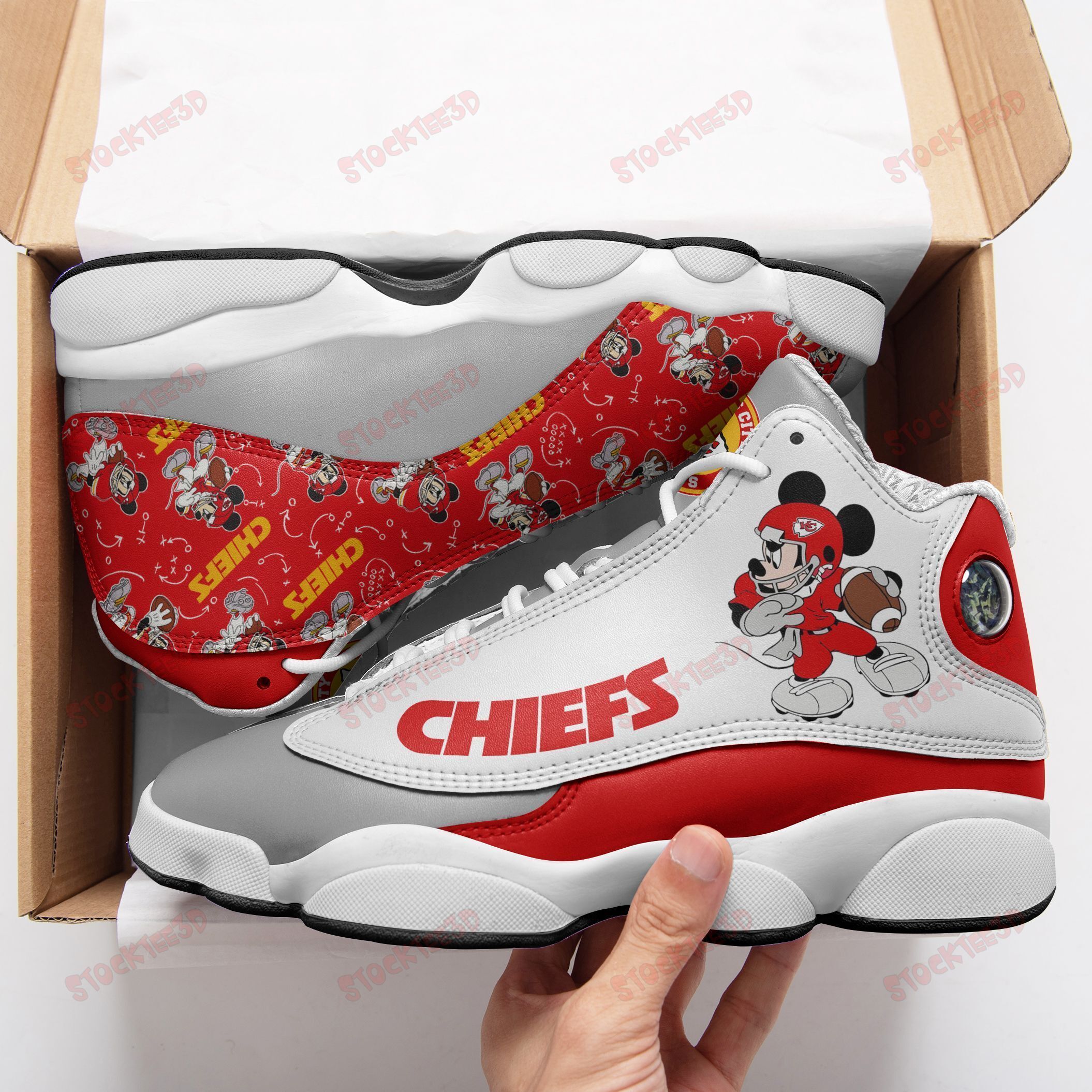 Kansas City Chiefs Air Jd13 Sneakers 601