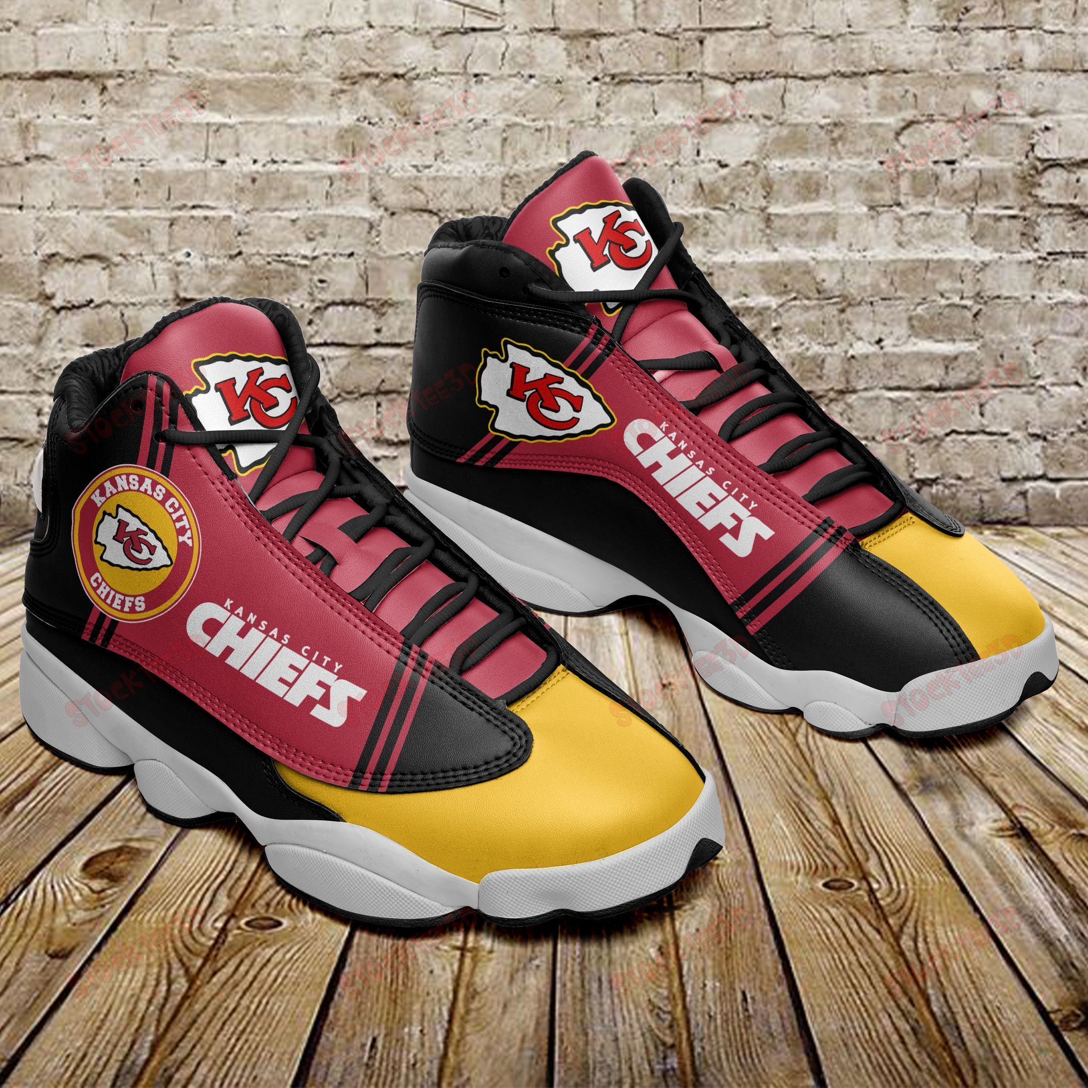 Kansas City Chiefs Air Jd13 Sneakers 518