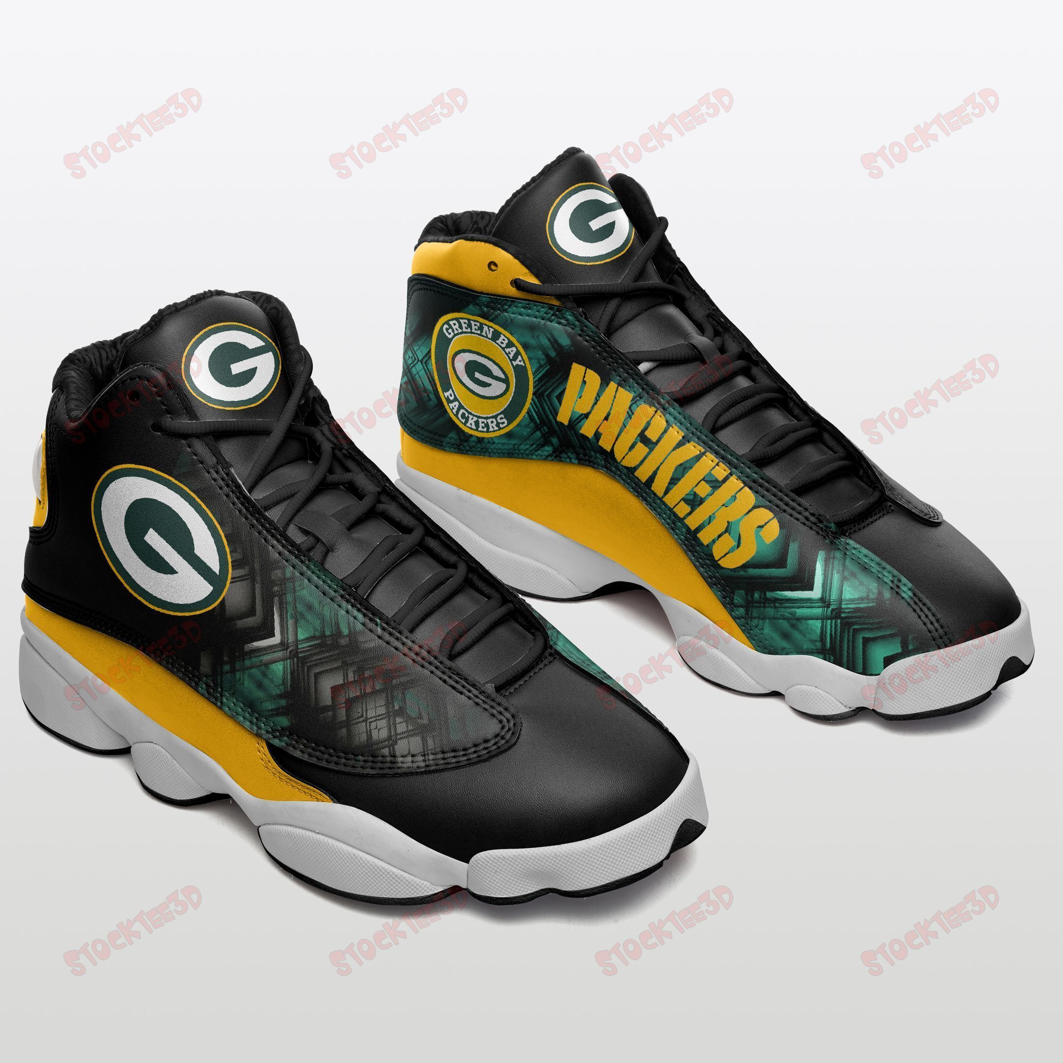 Green Bay Packers Air Jd13 Sneakers 588