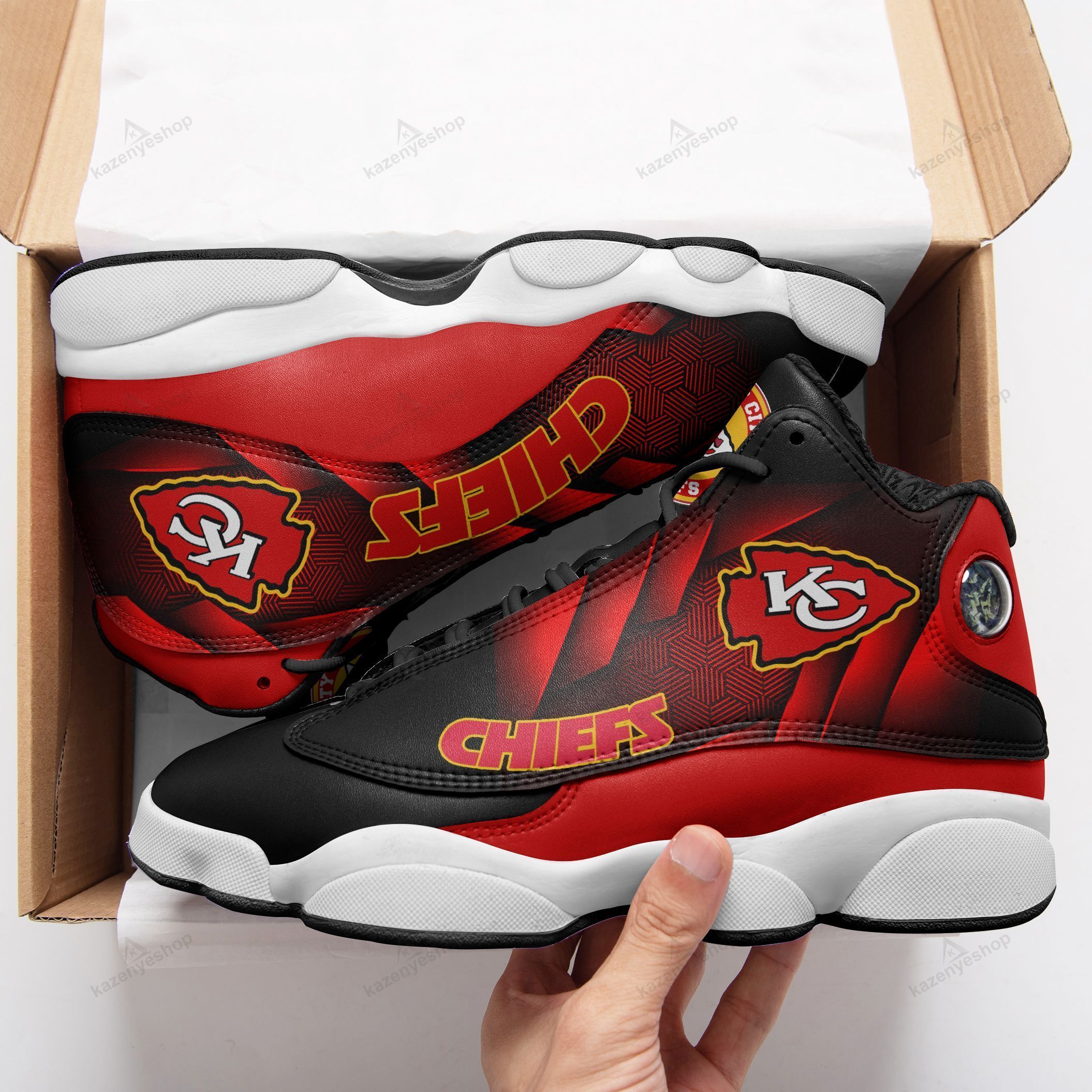 Kansas City Chiefs Air Jd13 Sneakers 602