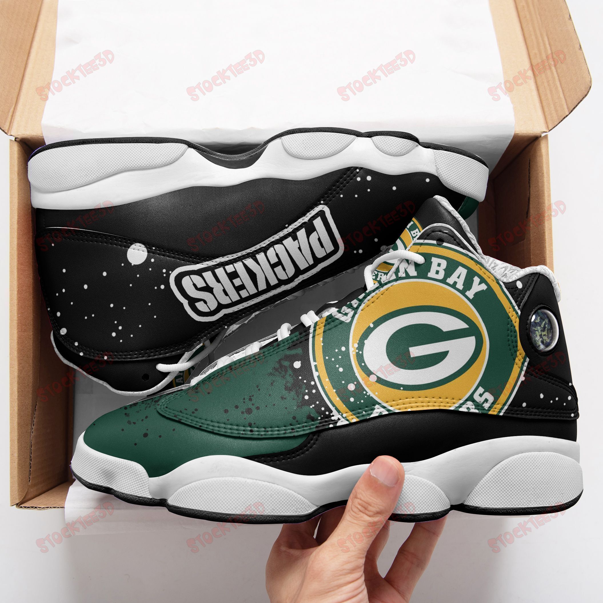 Green Bay Packers Limited Edition Ajd13 Sneakers 788