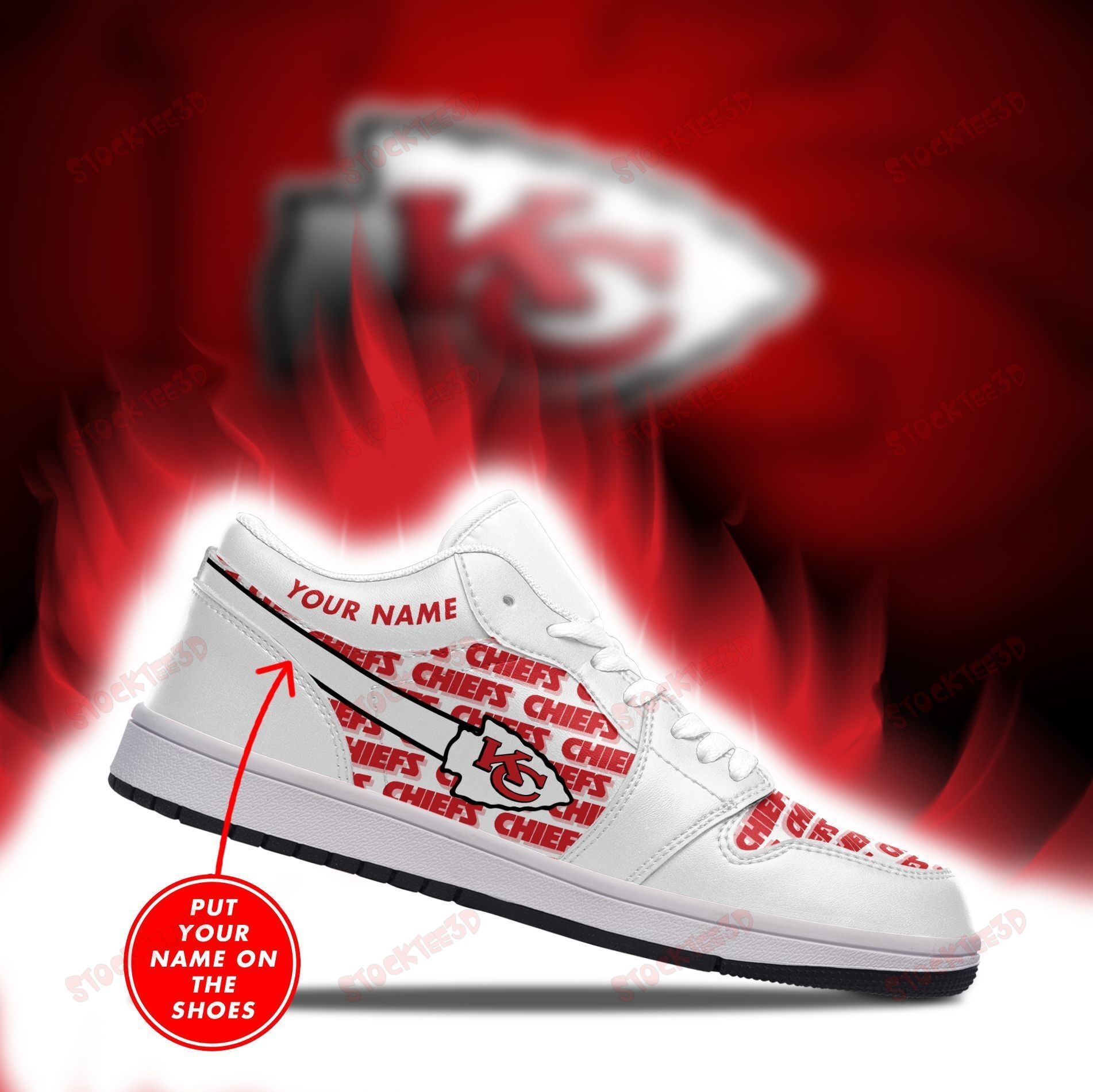 Kansas City Chiefs Lj Sneakers 004