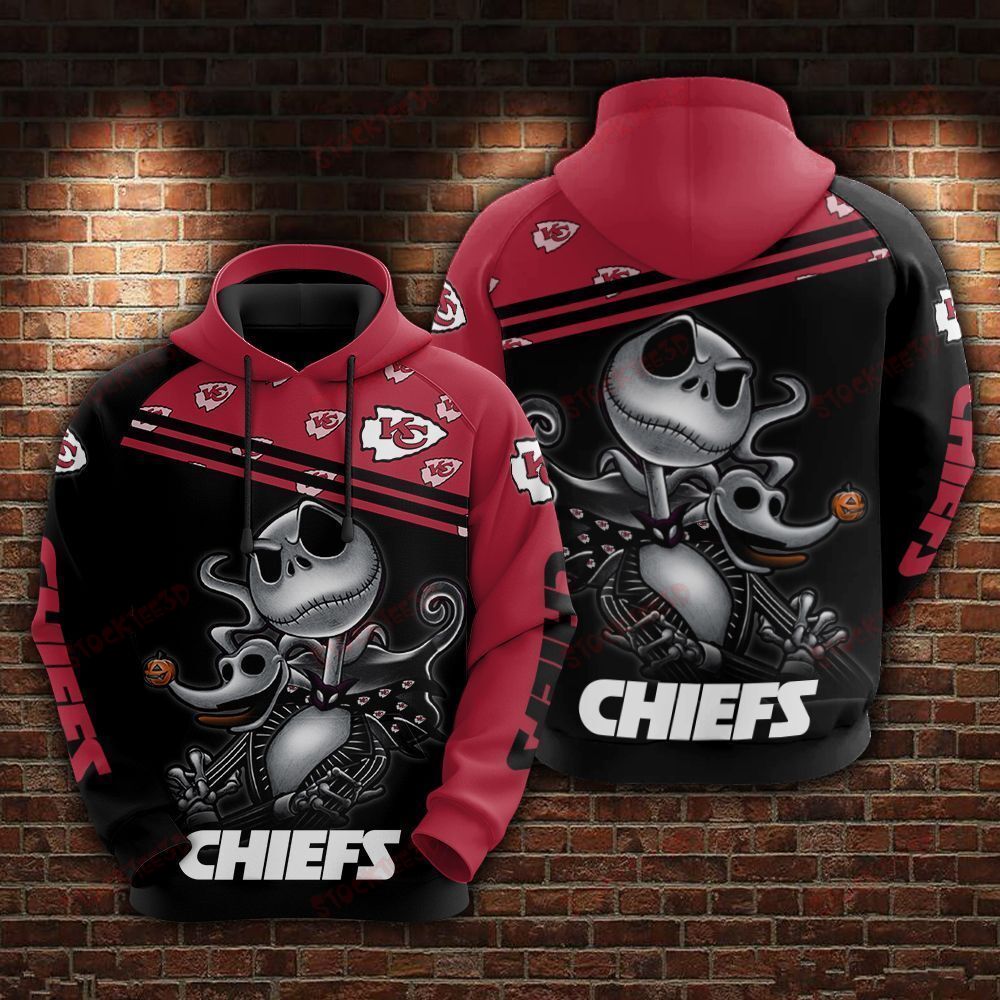 Kansas City Chiefs And Jack Skellington Hoodie 592