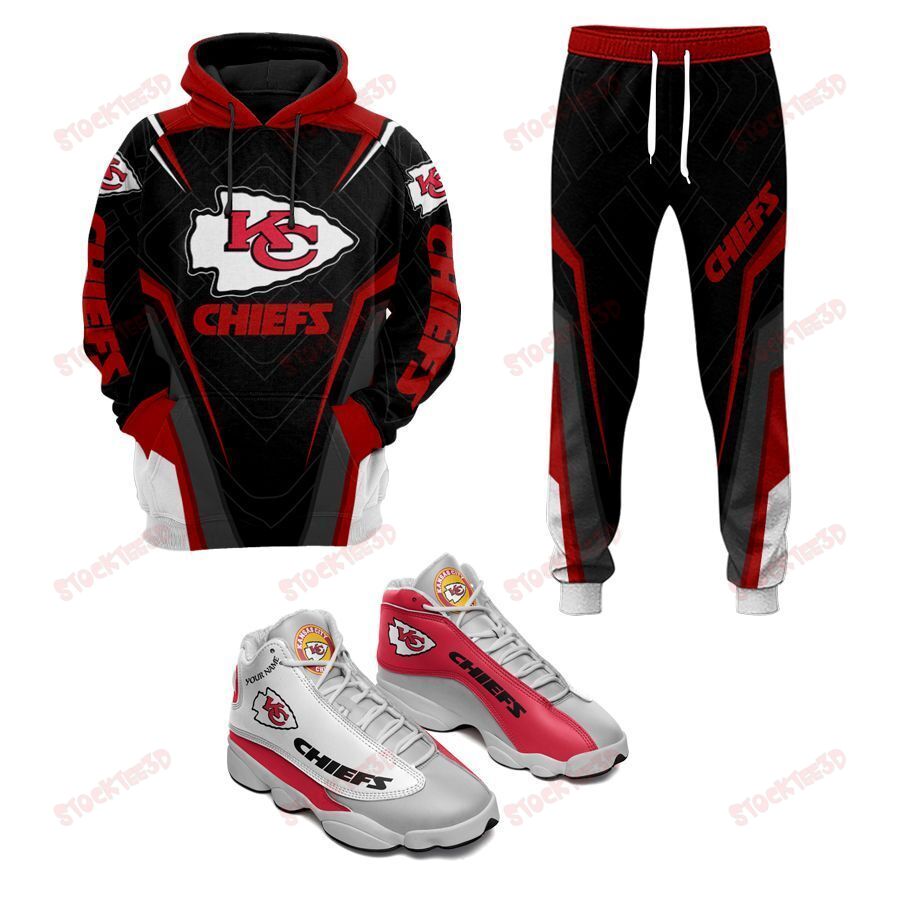 Kansas City Chiefs Joggers – Hoodie – Air Jd13 Sneakers