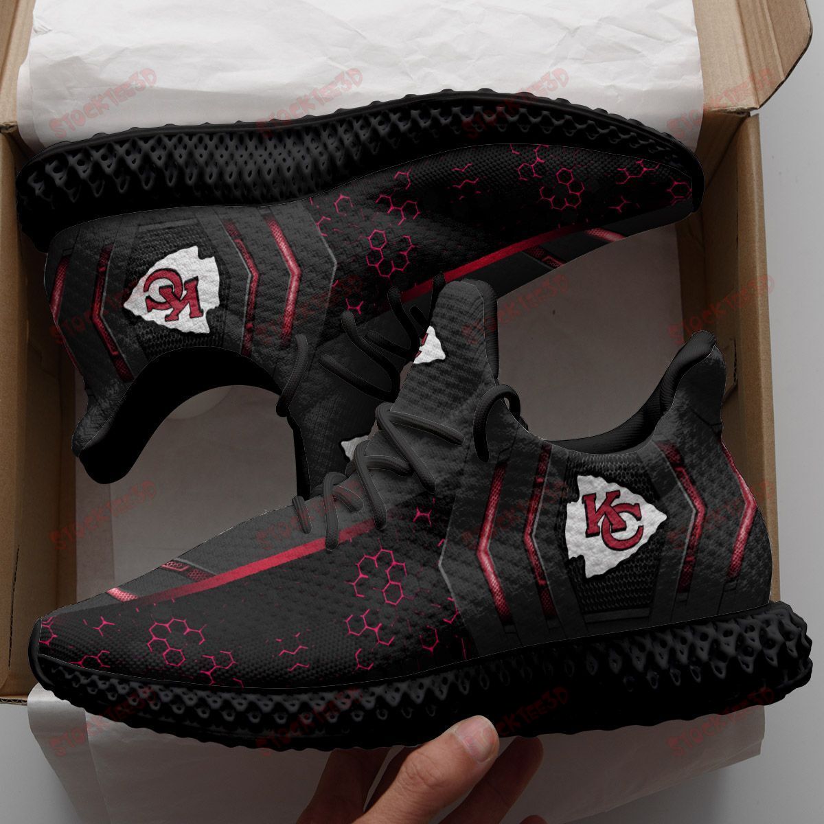 Kansas City Chiefs 4D Future Sneakers 4