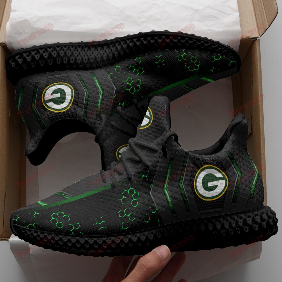 Green Bay Packers 4D Future Sneakers 6