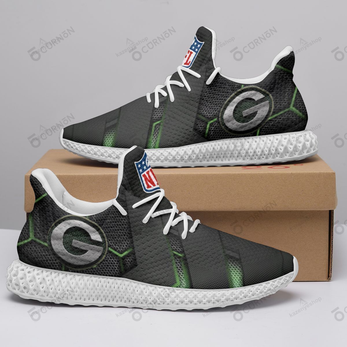 Green Bay Packers 4D Future Sneakers 61